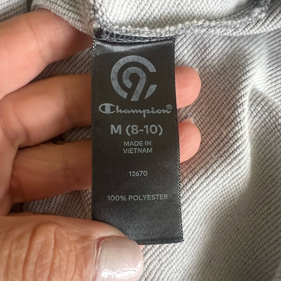 Champion C9 Girls Grey Hoodie Sweatshirt Size Medium 8-10 - Picture 8 of 8